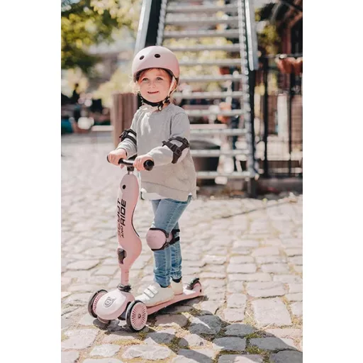 Scoot and Ride Védőfelszerelés Térd és könyök - Rose - S méret