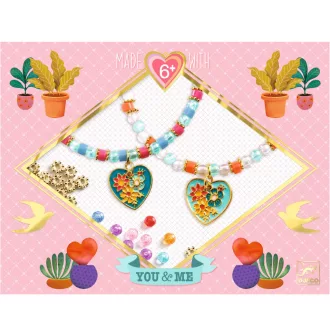   Djeco Ékszerkészítő készlet - Páros szívek - Heart Threading