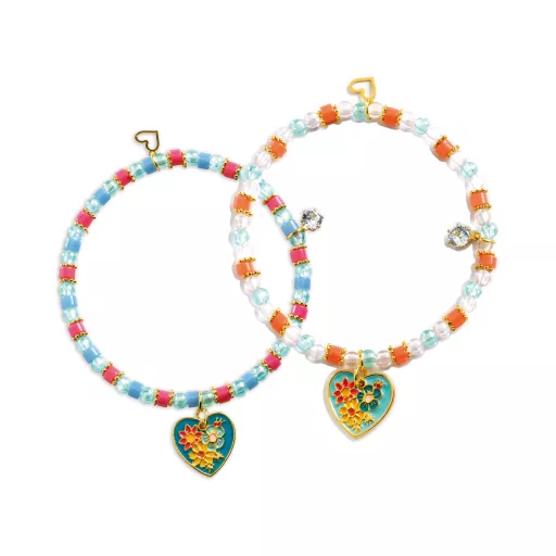 Djeco Ékszerkészítő készlet - Páros szívek - Heart Threading