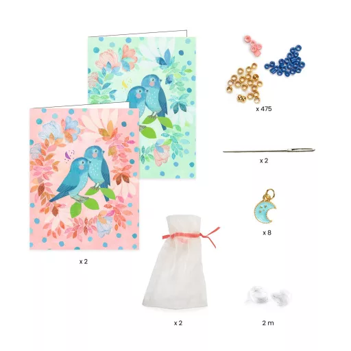 Djeco Ékszerkészítő készlet - Páros fecskék - Sky Multi-wrap