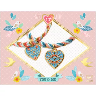   Djeco Ékszerkészítő készlet - Páros baráti szívek - Friendships and Hearts
