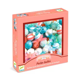   Djeco Ékszerkészítő készlet - Buborék gyöngyök, ezüst - Bubble beads, Silver