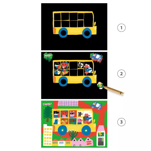 Djeco Karckép technika - Jármű felfedező - Learning about vehicles