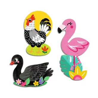 Djeco Matricák - Madarak - Birds