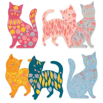   Djeco Matricázó képkészítés - Cicák és macskák - Elodie’s cute cats