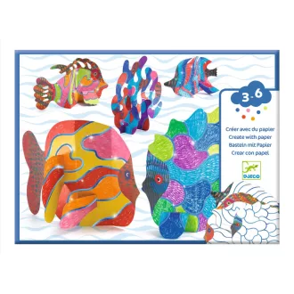   Djeco Színező készlet - A hullámok alatt - Under the waves