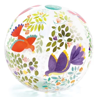   Djeco Felfújható labda, ∅ 35 cm - Madárkák - Birds ball