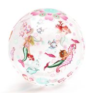   Djeco Felfújható labda, Ø 35 cm - Sellős labda - Mermaid Ball
