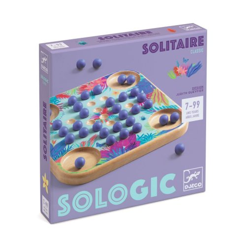 Djeco Logikai játék - Szoliter - Solitaire