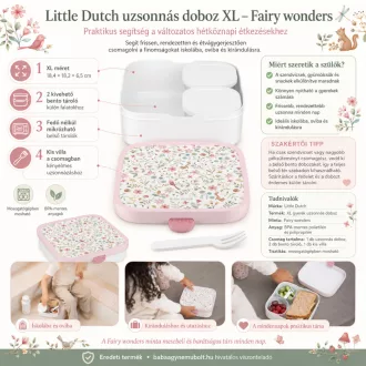 Little Dutch uzsonnás doboz XL - Fairy wonders