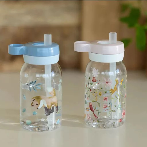 Little Dutch szívószálas kulacs 450 ml - Fairy wonders