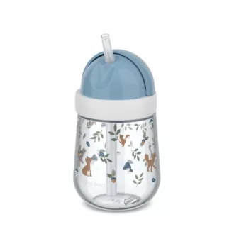 Little Dutch szívószálas 300 ml - forest friends