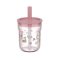 Little Dutch gyerek pohár szívószállal 250 ml - fairy garden