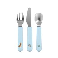   Little Dutch gyerek evőeszköz készlet 3 db - forest friends