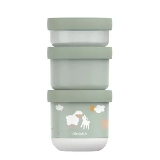 Little Dutch gyerek snack box készlet 3 db-os - Little Farm