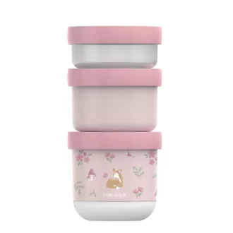   Little Dutch gyerek snack box készlet 3 db-os - Fairy Garden