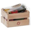 Maileg miniatűr zöldség és gyümölcsös láda nyuszi házba