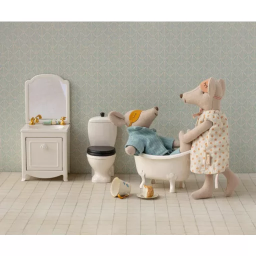Maileg miniatűr mosdószekrény - Egérke ház