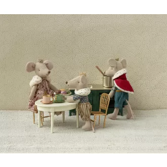 Maileg miniatűr vintage étkezőasztal - Egérke ház