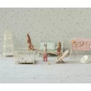 Maileg piros ruhás nyuszi