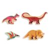 Djeco Formaillesztő, formaberakó - Színes dínók - Puzzlo Dino