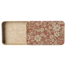 Maileg ajándékkártya fémdoboz - Virágos álom bordó