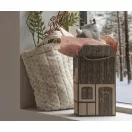 Maileg ajándék papírtáska - Farm barna