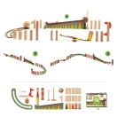 Djeco Építőjáték - Sokasodó ívelő, 27 db-os - Zig and Go - Curve