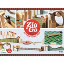 Djeco Építőjáték - Sokasodó golyózó, 48 db-os - Zig and Go - Big Boum Wall