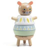 Djeco Toronyépítő fajáték - Egérke - BabySouri