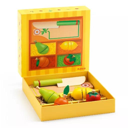 Djeco Szerepjáték - Szeletelhető gyümölcsök - Fruits and Vegetables to cut