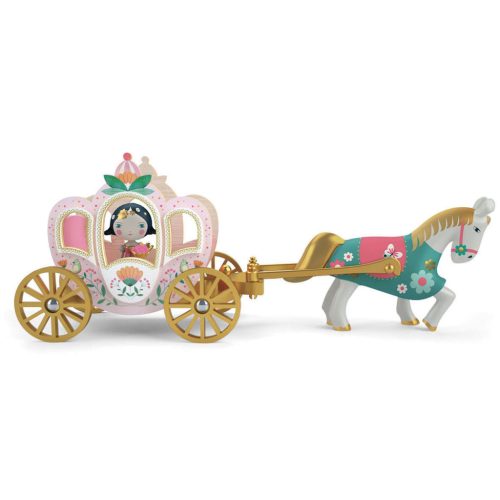 Djeco Arty Toys - Mila hercegnő hintóval - Mila & Ze Carrosse