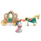 Djeco Arty Toys - Mila hercegnő hintóval - Mila and Ze Carrosse