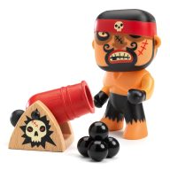 Djeco Arty Toys - Kalóz ágyuval - Rick and Boumcrack