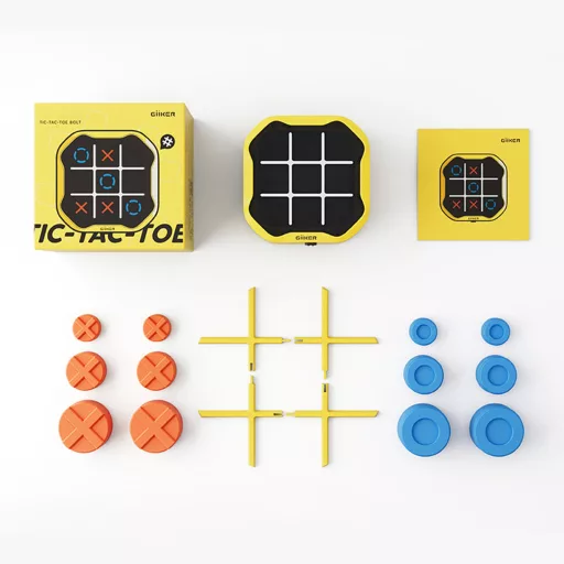 GiiKer Tic Tac Toe interaktív amőba - Okos logikai játék - Sárga