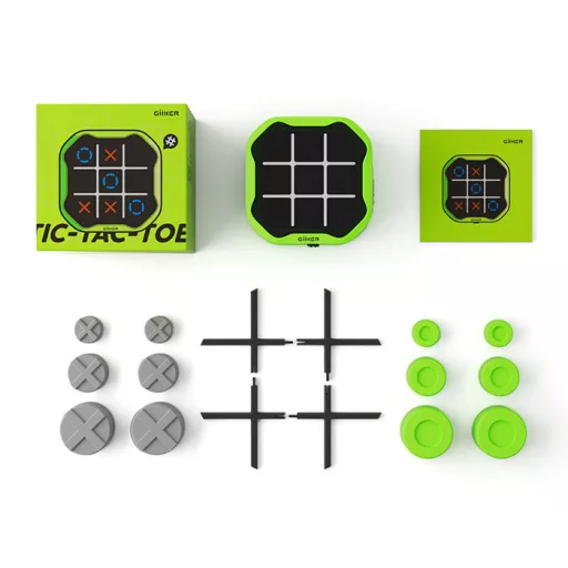 GiiKer Tic Tac Toe interaktív amőba - Okos logikai játék - Zöld