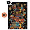 Djeco Varázs puzzle - Városi nyüzsgés, 100 db-os - The lively city