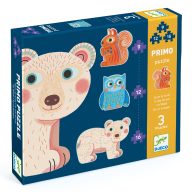   Djeco Primo puzzle - Az erdőben, 9-12-16 db-os - In the forest