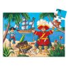 Djeco Formadobozos puzzle - Kalózok kincse, 36 db-os - The pirate and his treasure