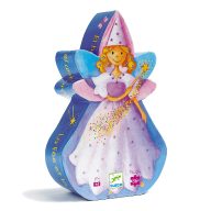   Djeco Formadobozos puzzle - Tündér és az egyszarvú, 36 db-os - The fairy and the unicorn