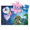 Djeco Formadobozos puzzle - Tündér és az egyszarvú, 36 db-os - The fairy and the unicorn