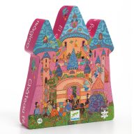   Djeco Formadobozos puzzle - Tündérek kastélya, 54 db-os - The fairy castle
