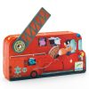 Djeco Formadobozos puzzle - A tűzoltóautó, 16 db-os - The fire truck