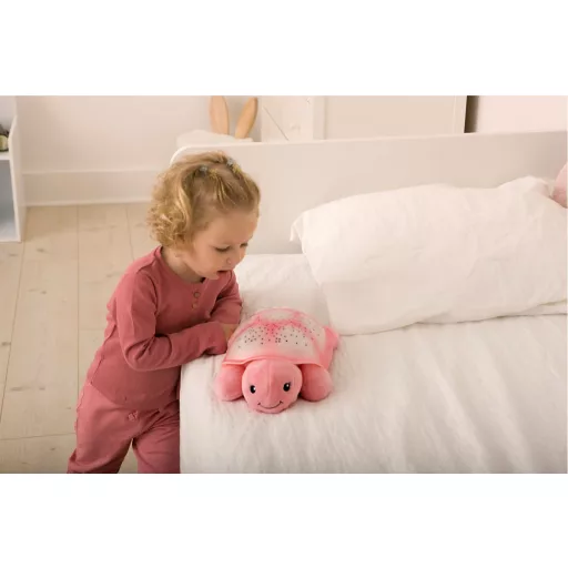 Cloud B zenélő projektoros éjjeli fény - teknős pink