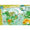 Djeco Megfigyeltető puzzle - Lenyűgöző világ, 200 db-os - A round the world + booklet