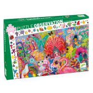   Djeco Megfigyeltető puzzle - Riói karnevál, 200 db-os - Rio Carnival