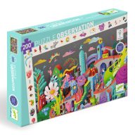   Djeco Megfigyeltető puzzle - Őrült város, 200 db-os - Crazy Town