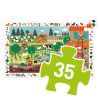 Djeco Megfigyeltető puzzle - A farm, 35 db-os - The farm