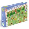 Djeco Megfigyeltető puzzle - Kisbarátok a kertben, 35 db-os - Little friends' garden