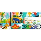 Djeco Művész puzzle - Dzsungel, 100 db-os - Jungle